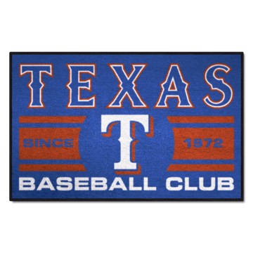 Wholesale-Texas Rangers Starter Mat - Uniform MLB Accent Rug - 19" x 30" SKU: 18486