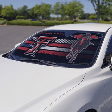 Wholesale-Texas Tech Auto Shade Texas Tech University Auto Shade 59" x 29.5" - Primary Logo, Alternate Logo and Wordmark SKU: 60028