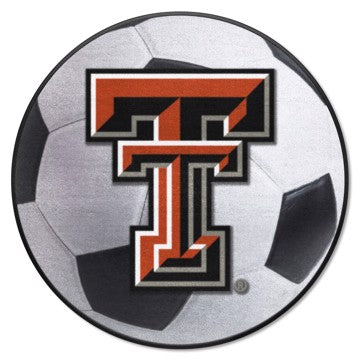Wholesale-Texas Tech Red Raiders Soccer Ball Mat 27" diameter SKU: 3558