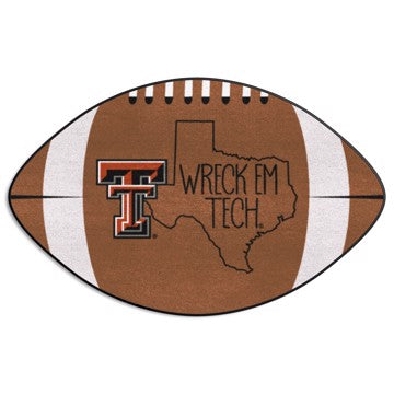 Wholesale-Texas Tech Red Raiders Southern Style Football Mat 20.5"x32.5" SKU: 21231