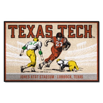Wholesale-Texas Tech Red Raiders Starter Mat - Ticket 19"x30" SKU: 28105