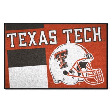 Wholesale-Texas Tech Red Raiders Starter Mat - Uniform NCAA Accent Rug - 19" x 30" SKU: 36831