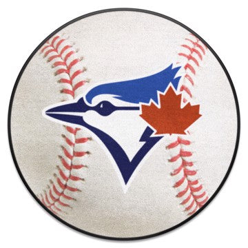Wholesale-Toronto Blue Jays Baseball Mat MLB Accent Rug - Round - 27" diameter SKU: 6359
