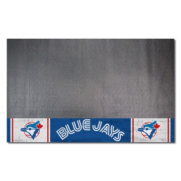 Wholesale-Toronto Blue Jays Grill Mat - Retro Collection MLB Vinyl Mat - 26" x 42" SKU: 2228