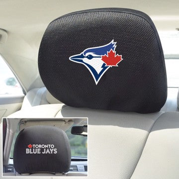 Wholesale-Toronto Blue Jays Headrest Cover MLB Universal Fit - 10" x 13" SKU: 27063