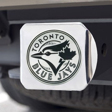 Wholesale-Toronto Blue Jays Hitch Cover MLB Chrome Emblem on Chrome Hitch - 3.4" x 4" SKU: 26742