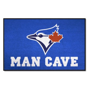 Wholesale-Toronto Blue Jays Man Cave Starter MLB Accent Rug - 19" x 30" SKU: 22483