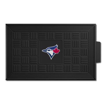 Wholesale-Toronto Blue Jays Medallion Door Mat MLB Outdoor Door Mat - 19.5" x 31" SKU: 11320