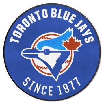 Wholesale-Toronto Blue Jays Roundel Mat - Retro Collection MLB Accent Rug - Round - 27" diameter SKU: 2224