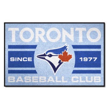 Wholesale-Toronto Blue Jays Starter Mat - Uniform MLB Accent Rug - 19" x 30" SKU: 28700