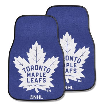 Wholesale-Toronto Maple Leafs 2-pc Carpet Car Mat Set NHL Auto Floor Mat - 2 piece Set - 17" x 27" SKU: 10443