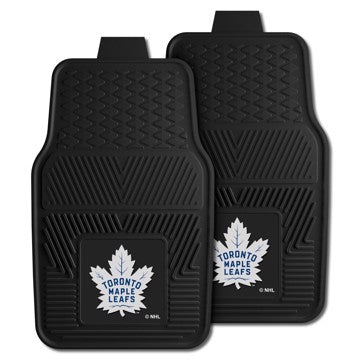 Wholesale-Toronto Maple Leafs 2-pc Vinyl Car Mat Set NHL Auto Floor Mat - 2 piece Set - 17" x 27" SKU: 10444