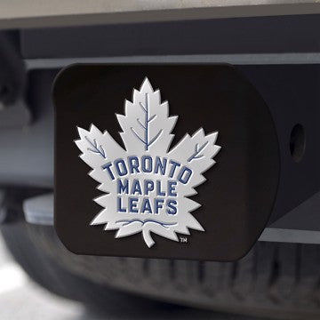 Wholesale-Toronto Maple Leafs Hitch Cover NHL Color Emblem on Black Hitch - 3.4" x 4" SKU: 22796