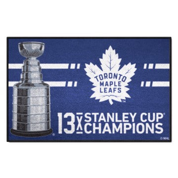 Wholesale-Toronto Maple Leafs Starter Mat - Dynasty NHL Accent Rug - 19"x30" SKU: 34299
