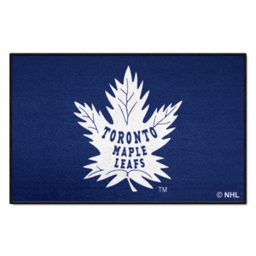 Wholesale-Toronto Maple Leafs Starter Mat - Retro Collection NHL Accent Rug - 19" x 30" SKU: 35587