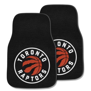 Wholesale-Toronto Raptors 2-pc Carpet Car Mat Set NBA Auto Floor Mat - 2 piece Set - 17" x 27" SKU: 9421