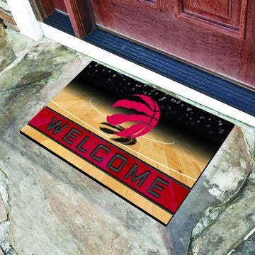 Wholesale-Toronto Raptors Crumb Rubber Door Mat NBA Outdoor Door Mat - 18" x 30" SKU: 21967