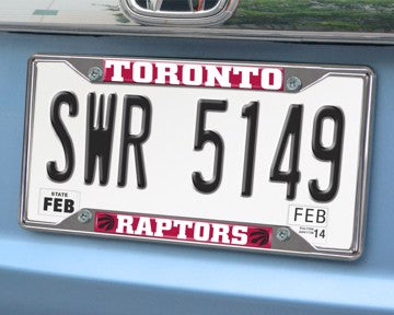 Wholesale-Toronto Raptors License Plate Frame NBA Exterior Auto Accessory - 6.25" x 12.25" SKU: 25126