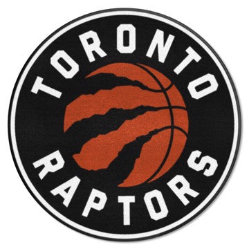 Wholesale-Toronto Raptors Roundel Mat NBA Accent Rug - Round - 27" diameter SKU: 18853