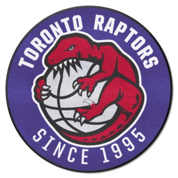 Wholesale-Toronto Raptors Roundel Mat - Retro Collection NBA Accent Rug - Round - 27" diameter SKU: 35411