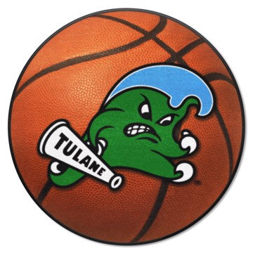 Wholesale-Tulane Green Wave Basketball Mat 27" diameter SKU: 1050