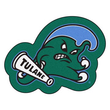 Wholesale-Tulane Green Wave Mascot Mat 30" x 30.4" SKU: 23091