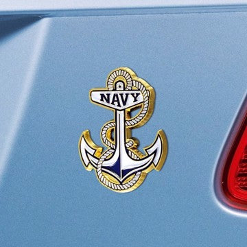 Wholesale-U.S. Naval Academy Emblem - Color Navy Color Emblem 3"x3.2" - "Anchor" Logo SKU: 24386