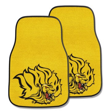 Wholesale-UAPB Golden Lions 2-pc Carpet Car Mat Set 17in. x 27in. - 2 Pieces SKU: 5437