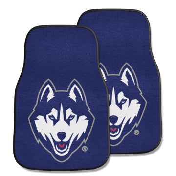 Wholesale-UConn Huskies 2-pc Carpet Car Mat Set 17in. x 27in. - 2 Pieces SKU: 5440