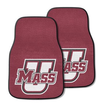 Wholesale-UMass Minutemen 2-pc Carpet Car Mat Set 17in. x 27in. - 2 Pieces SKU: 5423