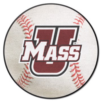 Wholesale-UMass Minutemen Baseball Mat 27" diameter SKU: 3684