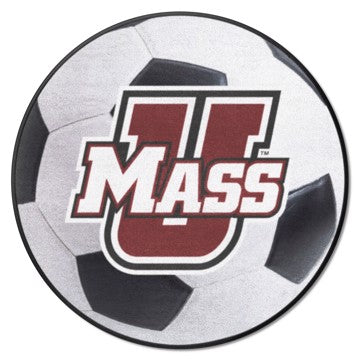 Wholesale-UMass Minutemen Soccer Ball Mat 27" diameter SKU: 3685