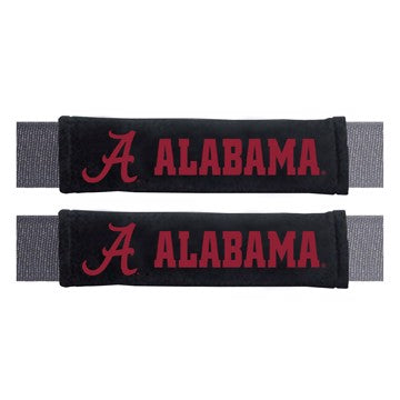 Wholesale-University of Alabama Embroidered Seatbelt Pad - Pair Alabama Crimson Tide Embroidered Seatbelt Pad - 2 Pieces SKU: 32071