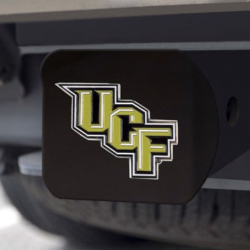 Wholesale-University of Central Florida Color Hitch Cover - Black University of Central Florida Black Metal Hitch Cover - 3D Color Emblem SKU: 31110