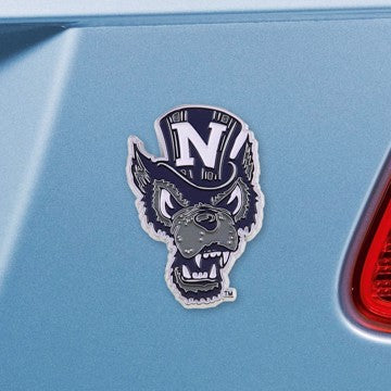 Wholesale-University of Nevada Color Emblem Nevada Wolfpack 3D Color Metal Emblem SKU: 27786