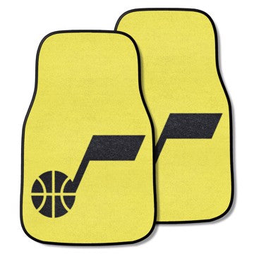 Wholesale-Utah Jazz 2-pc Carpet Car Mat Set NBA Auto Floor Mat - 2 piece Set - 17" x 27" SKU: 9428