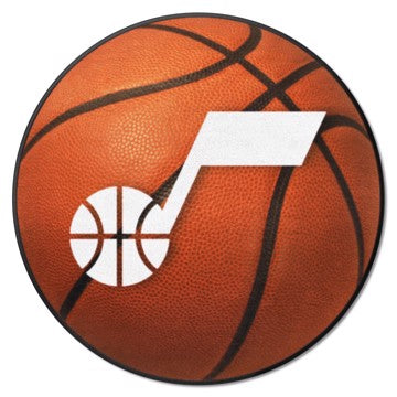 Wholesale-Utah Jazz Basketball Mat NBA Accent Rug - Round - 27" diameter SKU: 10193