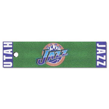 Wholesale-Utah Jazz Putting Green Mat - Retro Collection NBA 18" x 72" SKU: 35421