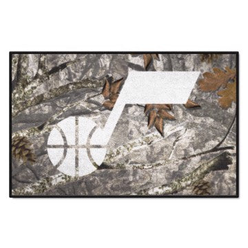Wholesale-Utah Jazz Starter Mat - Camo NBA Accent Rug - 19" x 30" SKU: 34422
