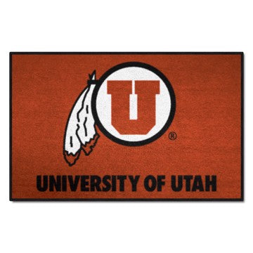 Wholesale-Utah Utes Starter Mat 19"x30" SKU: 3126