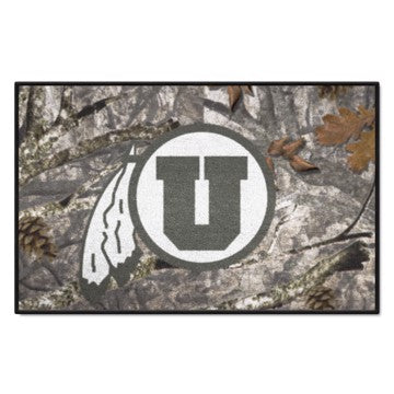 Wholesale-Utah Utes Starter Mat - Camo 19"x30" SKU: 33996