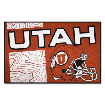 Wholesale-Utah Utes Starter Mat - Uniform 19"x30" SKU: 18785