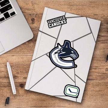 Wholesale-Vancouver Canucks Decal 3-pk NHL 3 Piece - 5” x 6.25” (total) SKU: 61004