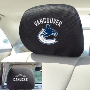 Wholesale-Vancouver Canucks Headrest Cover NHL Universal Fit - 10" x 13" SKU: 17049
