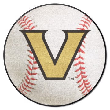 Wholesale-Vanderbilt Commodores Baseball Mat 27" diameter SKU: 609