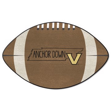 Wholesale-Vanderbilt Commodores Southern Style Football Mat 20.5"x32.5" SKU: 33648