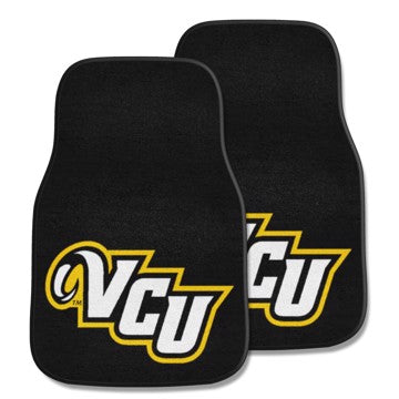 Wholesale-VCU Rams 2-pc Carpet Car Mat Set 17in. x 27in. - 2 Pieces SKU: 5507