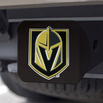 Wholesale-Vegas Golden Knights Hitch Cover NHL Color Emblem on Black Hitch - 3.4" x 4" SKU: 24555