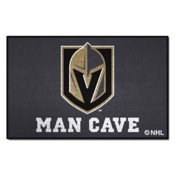 Wholesale-Vegas Golden Knights Man Cave Starter NHL Accent Rug - 19" x 30" SKU: 22895