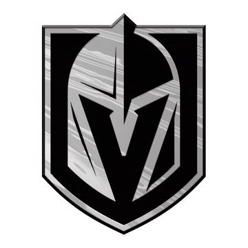 Wholesale-Vegas Golden Knights Molded Chrome Emblem NHL Plastic Auto Accessory SKU: 60320